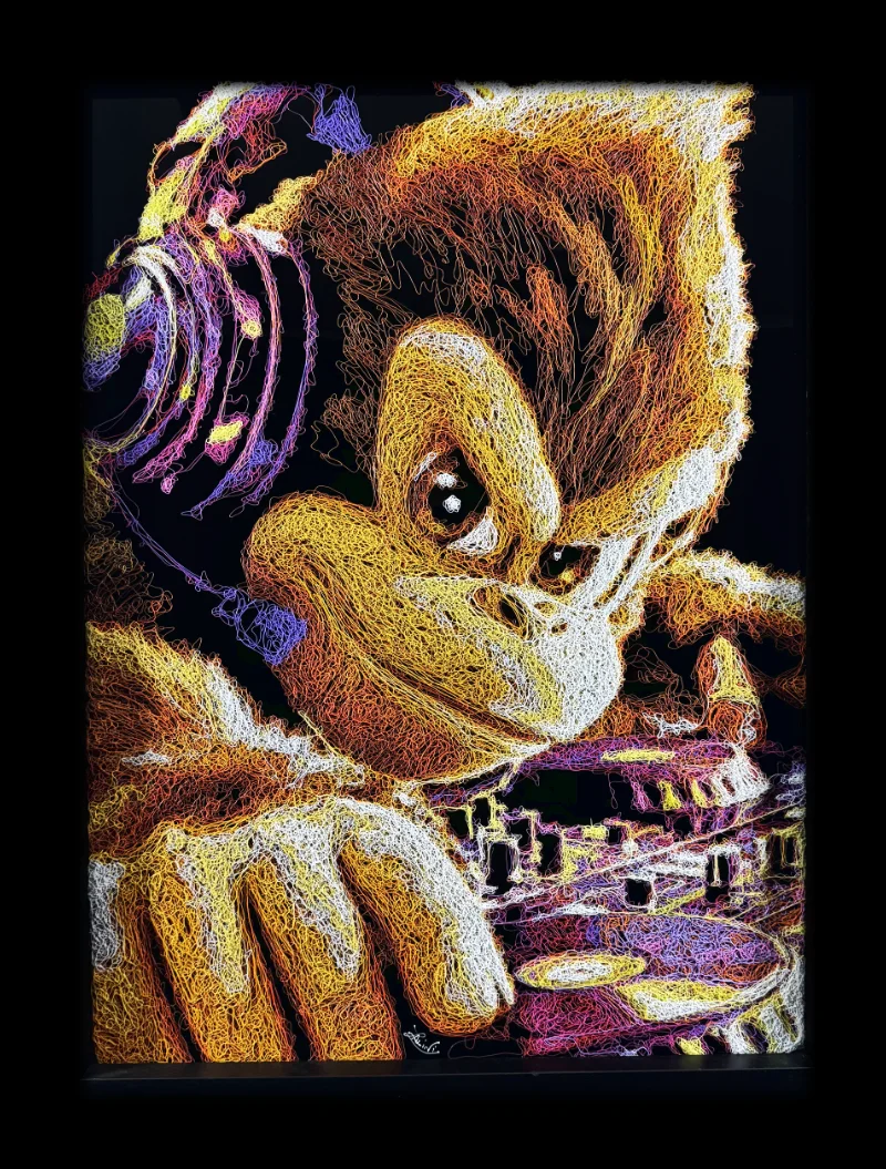 Donkey Kong as a DJ