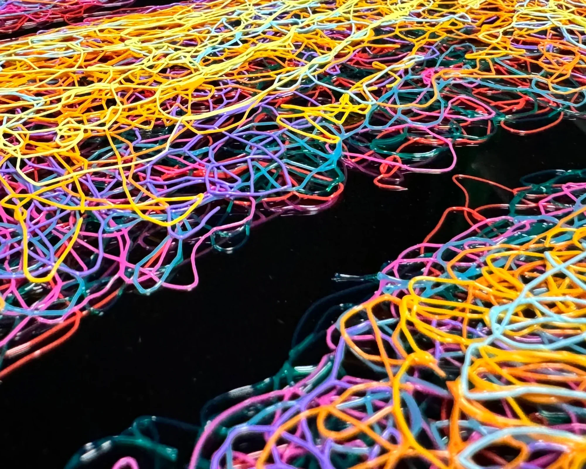 Close Up scribble art by Zalini